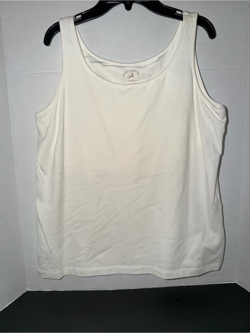 White Stag Women's Cream Scoop Neck Tank Top